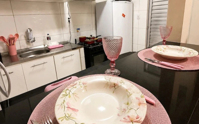 Casa rosa - conforto com custo benefício