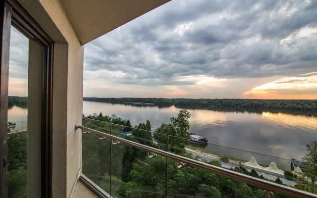 Sunset over Danube