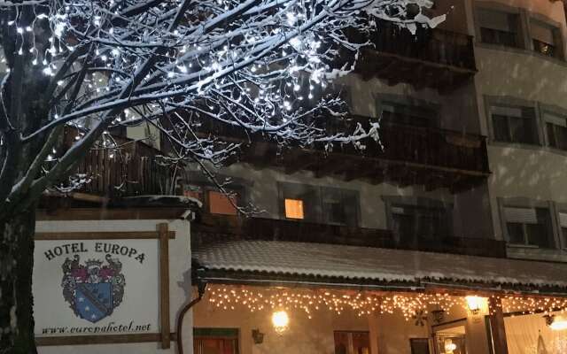 Hotel Europa Долина Валь-ди-Фасса вид на фасад