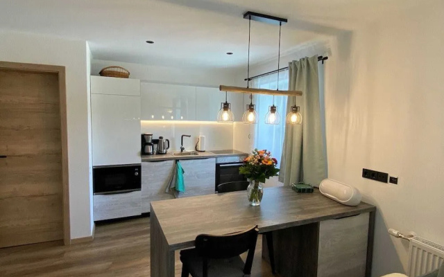 Ferienhaus mit Sauna in Skigebietsnahe