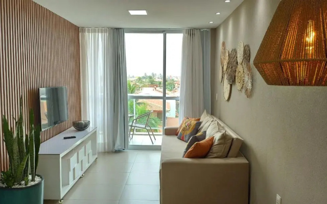 Areias do Mar Tranquilo com Varanda A317