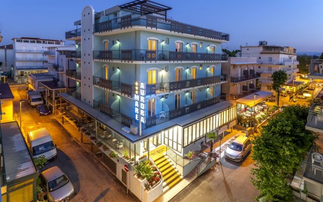 Отель Aurora Mare Италия, Римини - отзывы, цены и фото номеров - забронировать отель Aurora Mare онлайн вид на фасад
