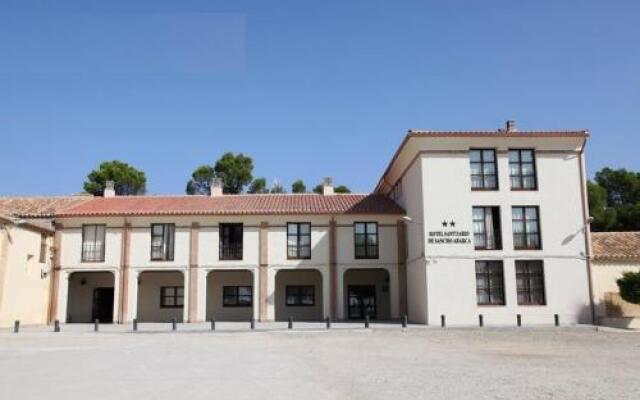 Hotel Santuario De Sancho Abarca Аблитас вид на фасад