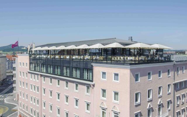 Отель IMLAUER Hotel Pitter Salzburg Австрия, Зальцбург - 7 отзывов об отеле, цены и фото номеров - забронировать отель IMLAUER Hotel Pitter Salzburg онлайн вид на фасад