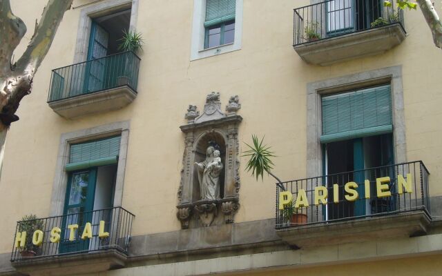 Отель Hostal Parisien Испания, Барселона - отзывы, цены и фото номеров - забронировать отель Hostal Parisien онлайн вид на фасад