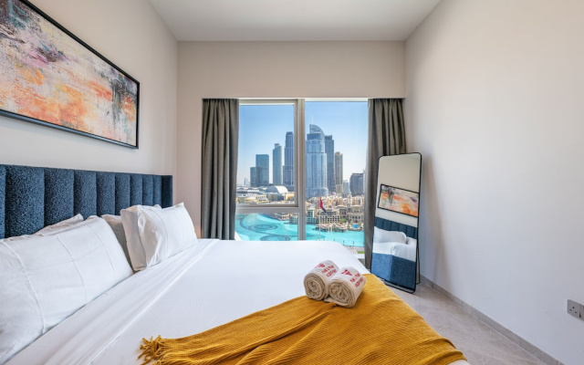 Skyline Majesty - Burj Khalifa and Fountain views
