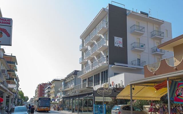 Hotel Rose Nuove Римини вид на фасад