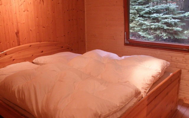 Tidy furnished wooden chalet, located close to the forest