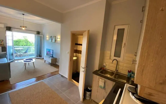 30m² Cosy studio with panoramic sea view