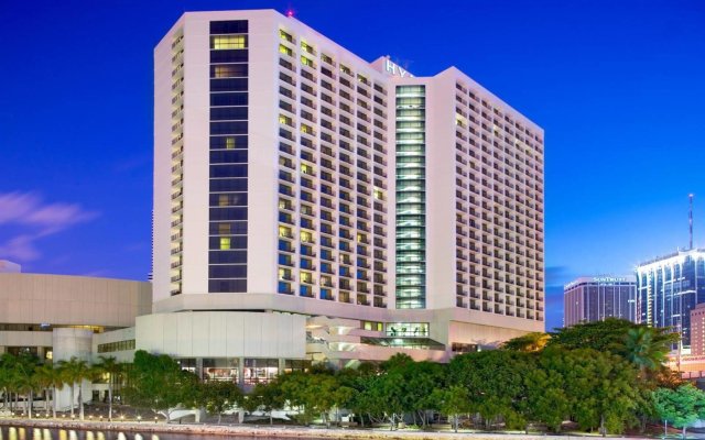 Hyatt Regency Miami in Miami, United States of America from 254$, photos, reviews - zenhotels.com hotel front