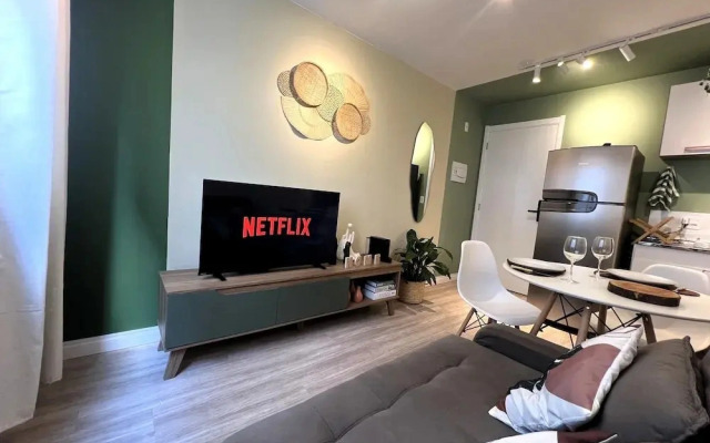 Apartamentos com piscina e academia