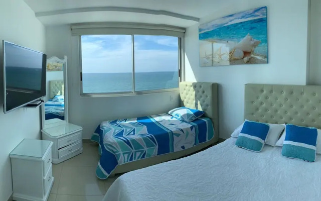 2P1-6 Apartamento Frente Al Mar Con Wifi