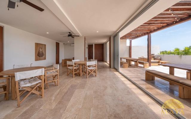 NHOA 207A Lux 2BR Condo Pool View in Aldea Zama