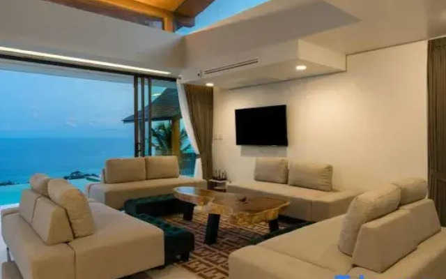 Samui Privacy Modern Luxury Seaview Natural Rainforest Infinity Pool Villa