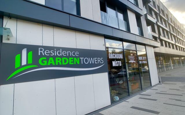 Отель ART Garden Towers Prague вид на фасад