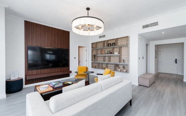 Sleek 3BR Maid s Room w Burj Khalifa View