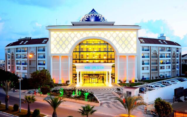 Side Prenses Resort Hotel & Spa Турция, Анталья - 3 отзыва об отеле, цены и фото номеров - забронировать отель Side Prenses Resort Hotel & Spa онлайн вид на фасад