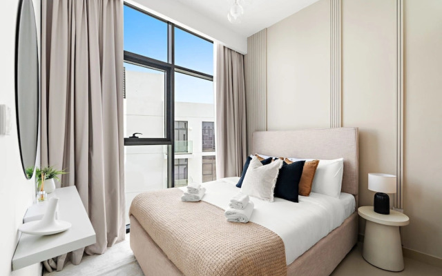 Silkhaus Cozy 2BR Sobha Hartland Azizi Gardens