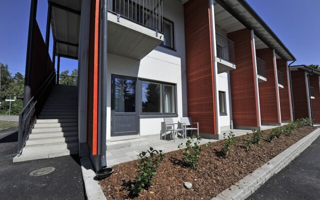 Апартаменты Forenom Apartments Espoo Lintuvaara вид на фасад