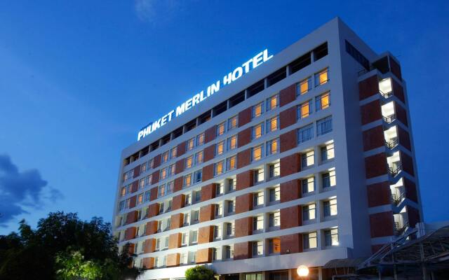 Отель Phuket Merlin Hotel Таиланд, Пхукет - отзывы, цены и фото номеров - забронировать отель Phuket Merlin Hotel онлайн вид на фасад