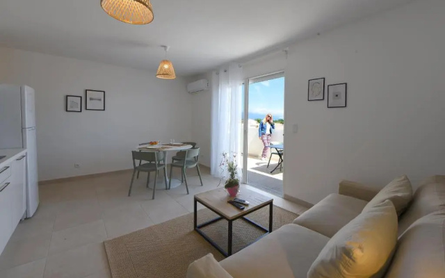 Résidence Marina di Bravone - appartement 6 personnes RDC N9