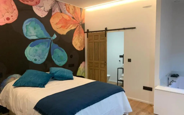 Párpados, casa con jacuzzi para dos