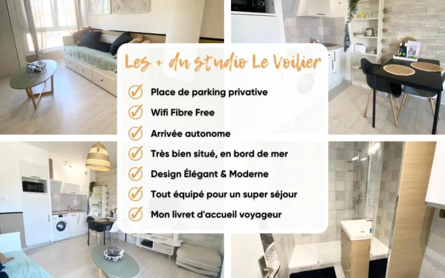 Studio Recent Proche de la Mer