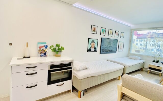 Отель Aurora Apartments Pursimiehenkatu 25 Финляндия, Хельсинки - отзывы, цены и фото номеров - забронировать отель Aurora Apartments Pursimiehenkatu 25 онлайн комната для гостей