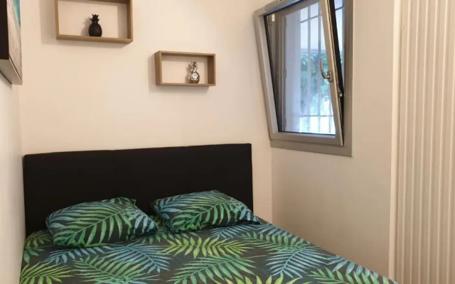 Garden and beach sea view apartment Cannes