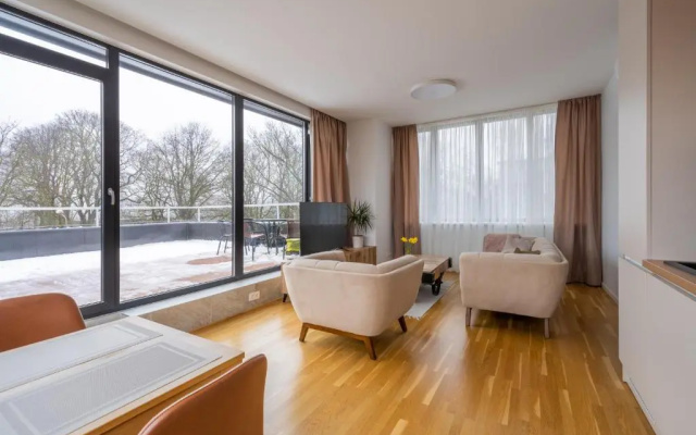 1-bedroom penthouse with underground parking
