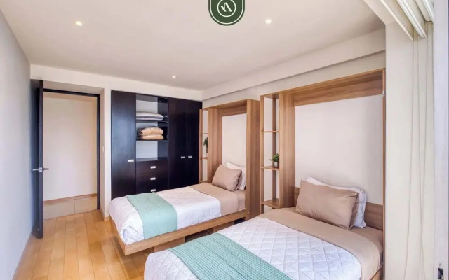 Bright 2BR in Polanco Steps From Antara Soumaya