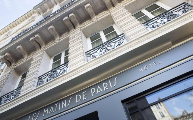 Отель Les Matins De Paris Париж вид на фасад