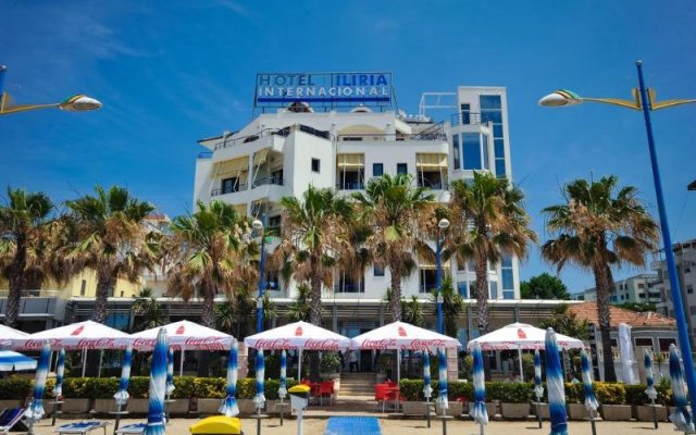 Отель Iliria Internacional Hotel Албания, Дуррес - отзывы, цены и фото номеров - забронировать отель Iliria Internacional Hotel онлайн вид на фасад