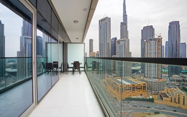 Tanin - Chic Apt With Infinity Pool and Burj Khalifa View