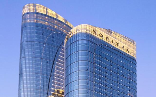 Отель Sofitel Guangzhou Sunrich вид на фасад
