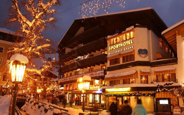 Отель Bergers Sporthotel вид на фасад