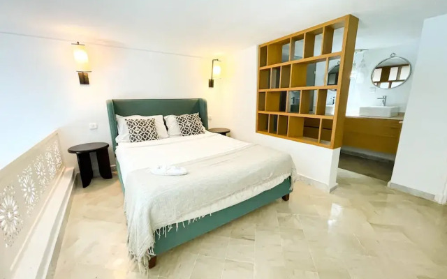 Le Paradis Bleu Luxueux Duplex Avec vue mer