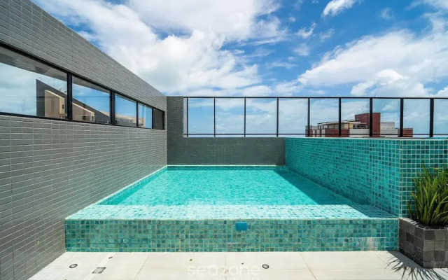 Studio in Build. w/ Pool, 280m fr the sea Ugr0404a