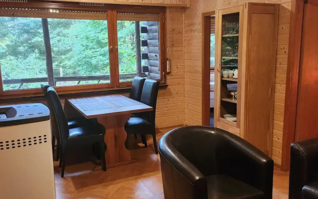 Tidy Furnished Wooden Chalet near Forest