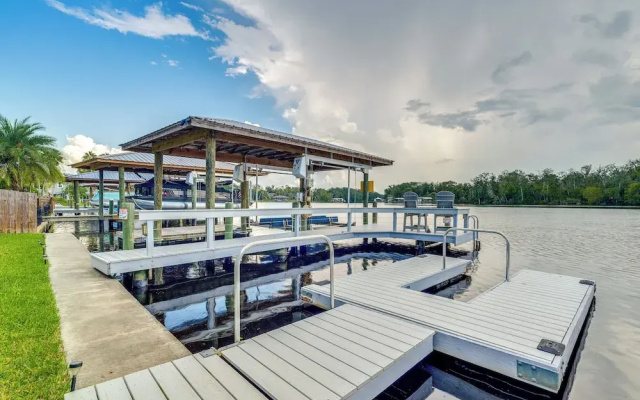Private Dock & Water Views! Homosassa Retreat