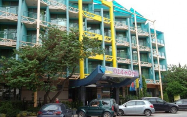 Отель Diamant Sunny Beach вид на фасад