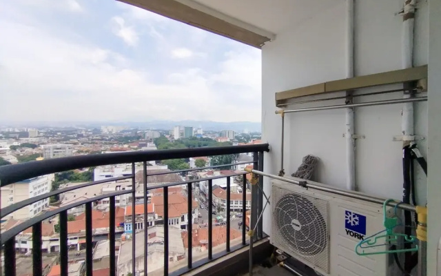 Best Location 1Br Without Living Room Apartment Braga City Walk
