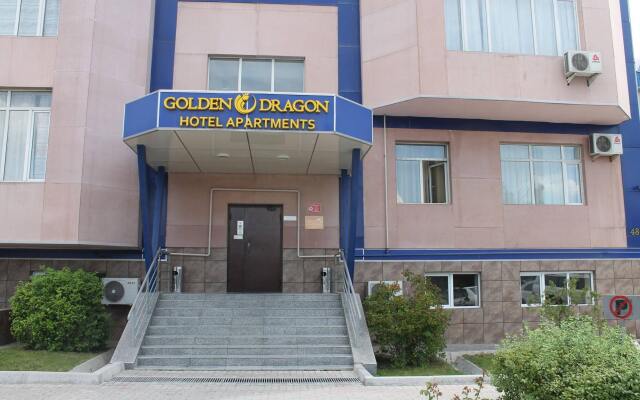 Отель Golden Dragon ApartHotel Бишкек вид на фасад