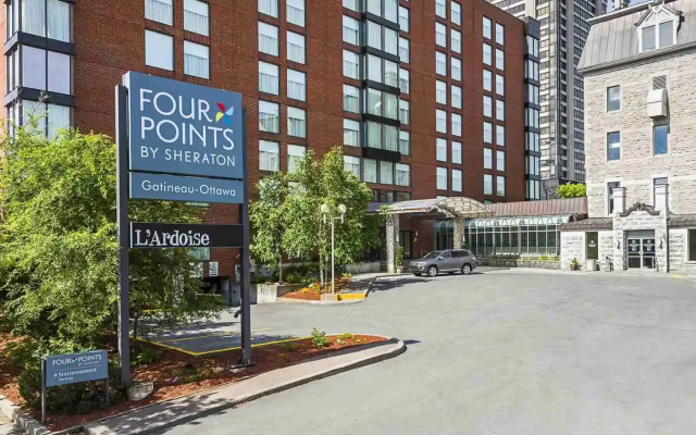 Отель Four Points by Sheraton Gatineau-Ottawa Канада, Гатино - отзывы, цены и фото номеров - забронировать отель Four Points by Sheraton Gatineau-Ottawa онлайн вид на фасад