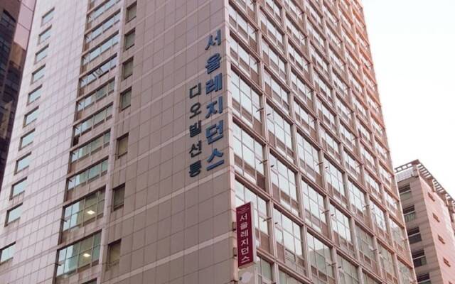 Апартаменты Eunice Studio in Gangnam вид на фасад