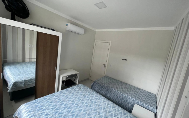 Apartamento Novo com Piscina a 350m da praia