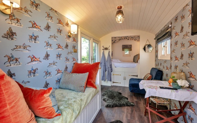Train Carriage in Shrawardine With Starry Nights