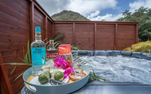 Lodge de charme, 1 chambre, Jacuzzi, Sud de l'île