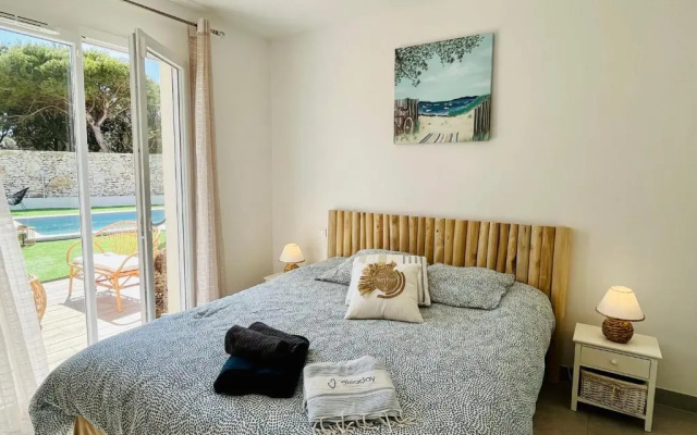 Agréable villa 3 chambres avec piscine chauffée Bonifacio