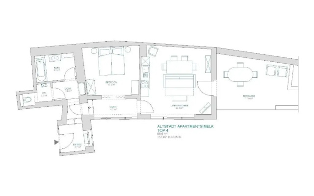 Altstadt Apartments Melk mit Sauna